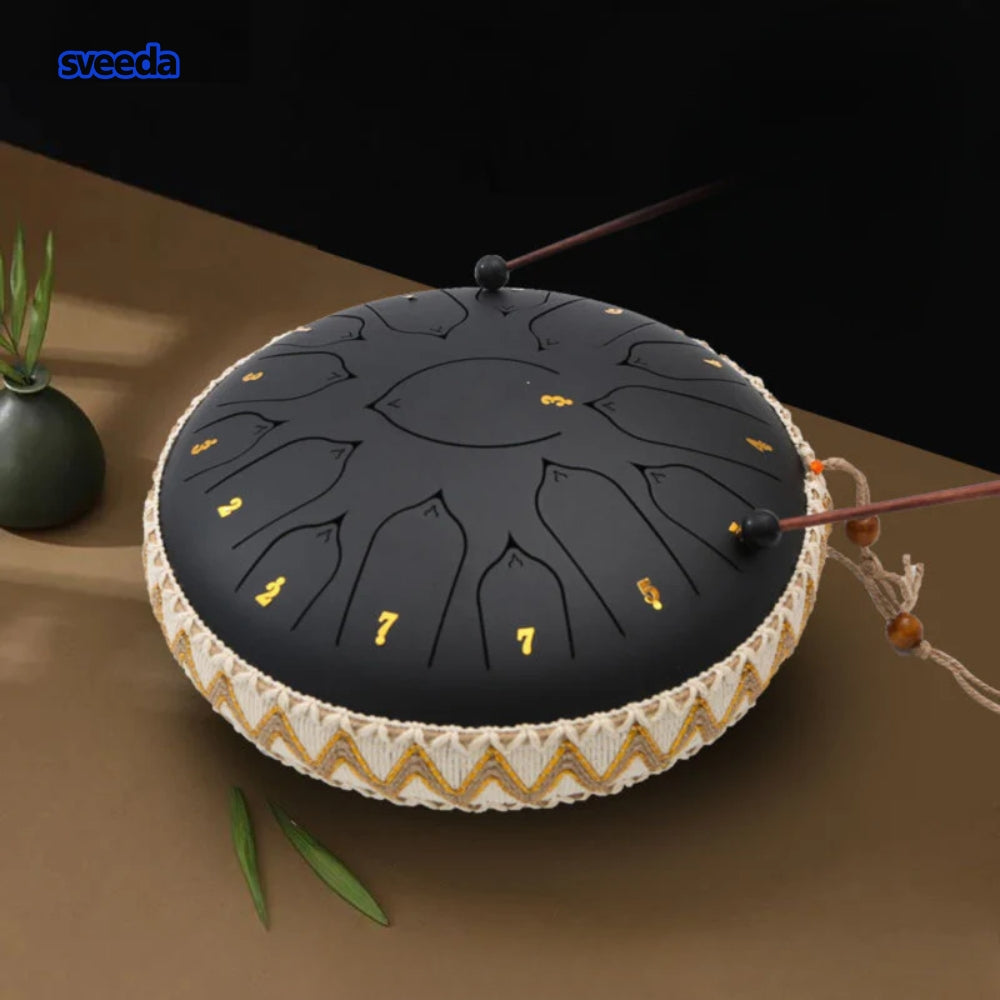 HarmoniOas™ Handpan Drum - Magiskt klangskalsljud för vila och meditation