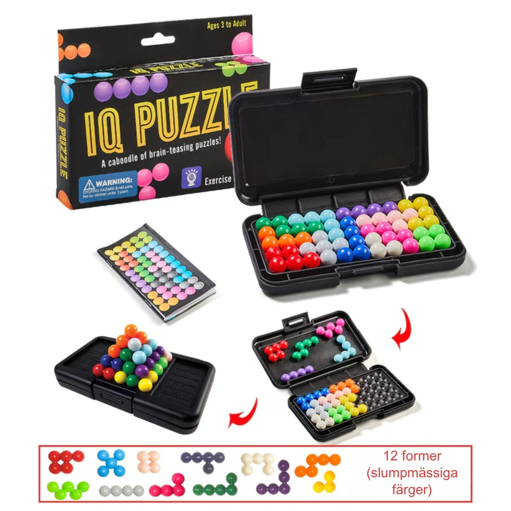 Hjärnstimulerande IQ-pusselspel - 200 utmaningar