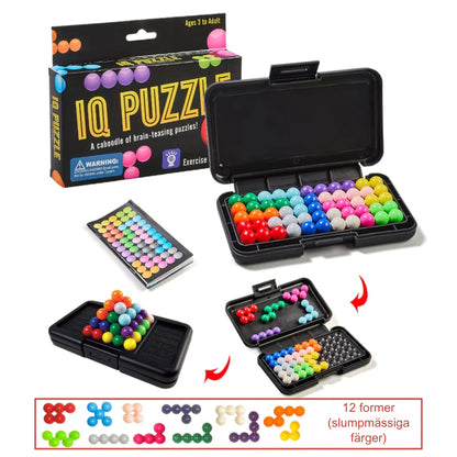 Hjärnstimulerande IQ-pusselspel - 200 utmaningar