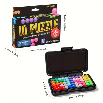 Hjärnstimulerande IQ-pusselspel - 200 utmaningar