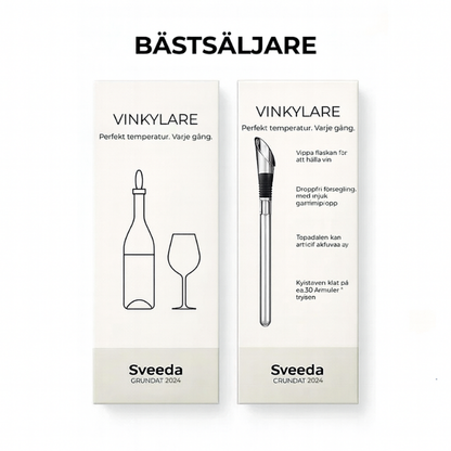 Exklusiv Vinkylare - Perfekt serveringstemperatur. Varje gång.