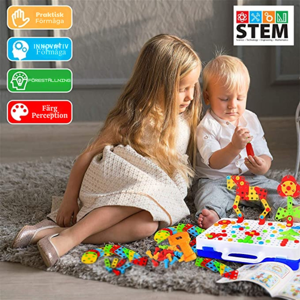 STEM-byggborrset - väcker kreativiteten genom lek