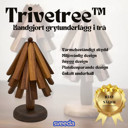 Trivetree™ – Träunderlägg & Värmetålig Bordsmatta