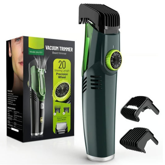 VacuTrim PRO™ Skägg- och Hårtrimmer med Vakuum