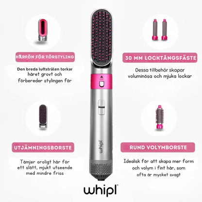 Whipl™ AirStyler + GRATIS opzetstycken